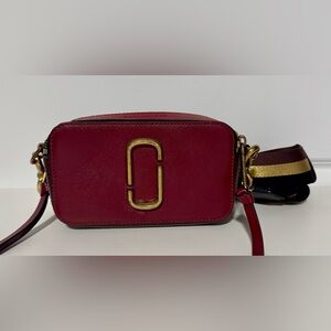 Marc Jacobs Snapshot Crossbody Bag with Gold Accent
